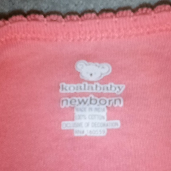 Baby Cat & Jack Newborn Girl Chambray Suspender Skirt w/ Bodysuit "I'm NEW here" - Picture 10 of 10